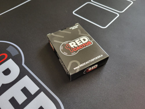 😍🚀 Cartes Poker NOIRES 100% plastiques - REDCACTUS COLLECTION DELUXE
