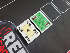 😍🚀 Cartes Poker VERTES 100% plastiques - REDCACTUS COLLECTION DELUXE
