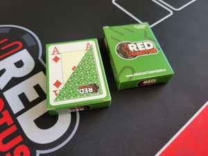 😍🚀 Cartes Poker VERTES 100% plastiques - REDCACTUS COLLECTION DELUXE