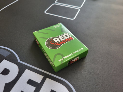 😍🚀 Cartes Poker VERTES 100% plastiques - REDCACTUS COLLECTION DELUXE