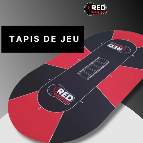 Tapis de Poker RedCactus - 8 joueurs